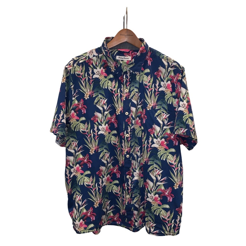 Tommy Bahama Hawaiian Button-Up Camp Shirt